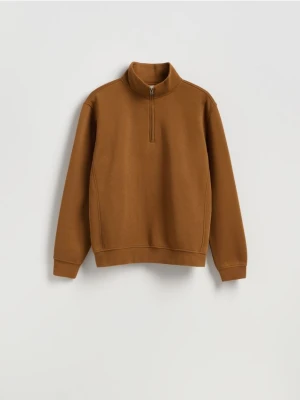 Reserved - Bluza ze stójką - bursztynowy