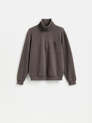 Reserved - Bluza ze stójką - ciemnoszary