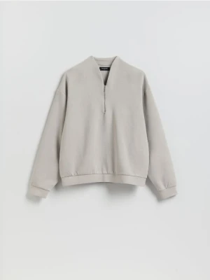 Reserved - Bluza ze stójką - jasnoszary