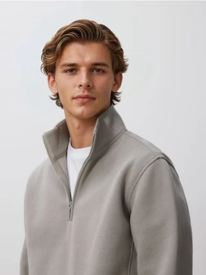 Reserved - Bluza ze stójką - jasnozielony