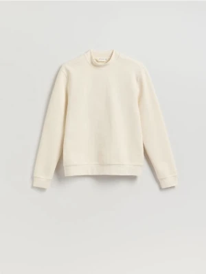 Reserved - Bluza ze stójką - złamana biel