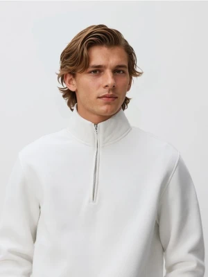 Reserved - Bluza ze stójką - złamana biel