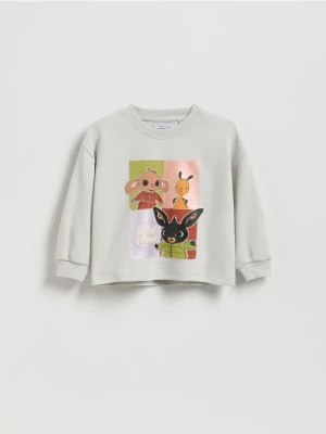 Reserved - Bluzka Bing - jasnoszary