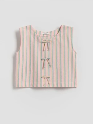 Reserved - Bluzka w paski - wielobarwny