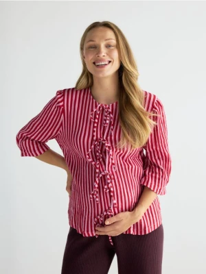 Reserved - Bluzka w paski - wielobarwny