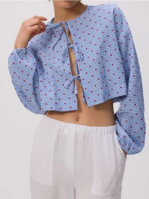 Zdjęcie produktu Reserved - Bluzka w serca - wielobarwny