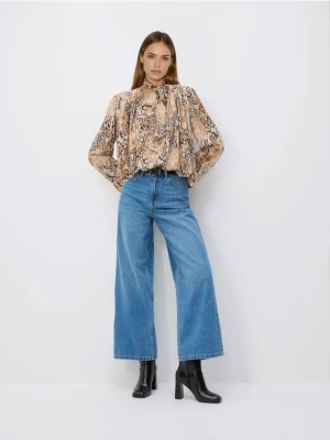 Reserved - Bluzka w zwierzęcy wzór - wielobarwny