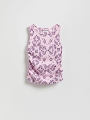 Reserved - Bluzka we wzory - wielobarwny