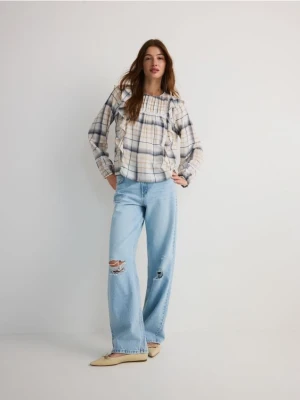 Zdjęcie produktu Reserved - Bluzka z falbanami - wielobarwny