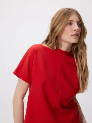 Reserved - Bluzka z krótkim rękawem - czerwony