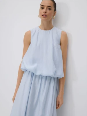 Reserved - Bluzka z lyocellem - jasnoniebieski