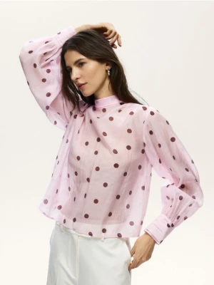 Reserved - Bluzka z lyocellem - wielobarwny