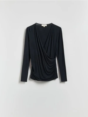 Reserved - Bluzka z modalem - czarny