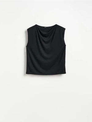 Reserved - Bluzka z modalem - czarny
