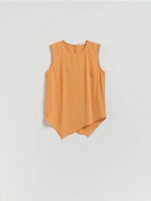 Reserved - Bluzka z modalem - pomarańczowy