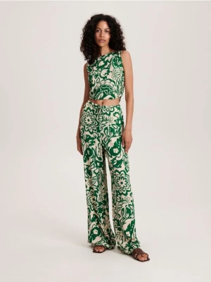 Reserved - Bluzka z odkrytymi plecami - wielobarwny