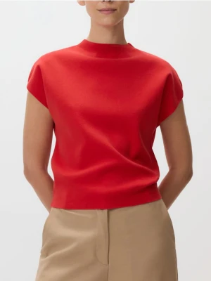 Reserved - Bluzka ze stójką - czerwony