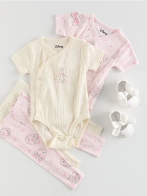 Reserved - Body Kubuś Puchatek 2 pack - pastelowy róż