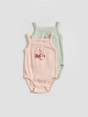 Reserved - Body Minnie Mouse 2 pack - pastelowy róż