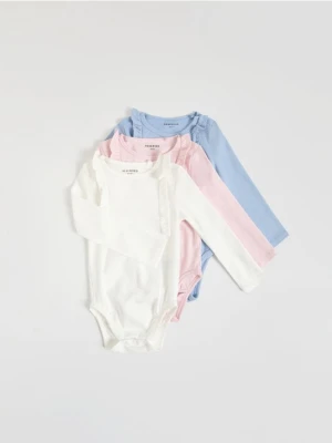 Reserved - Body z falbanką - złamana biel