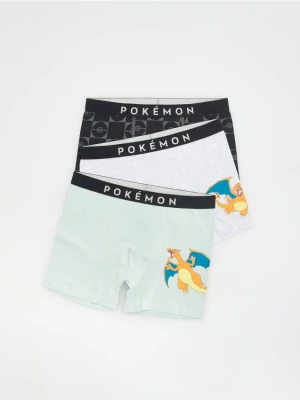 Reserved - Bokserki Pokémon 3 pack - jasnoszary