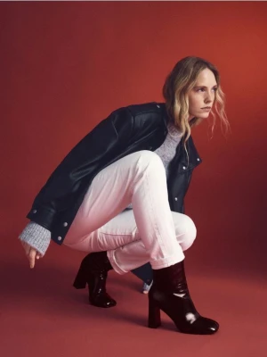 Reserved - Botki na obcasie - brązowy