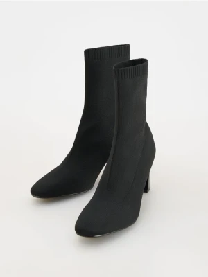 Reserved - Botki na obcasie - czarny