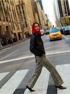 Reserved - Botki na obcasie kitten - mahoniowy