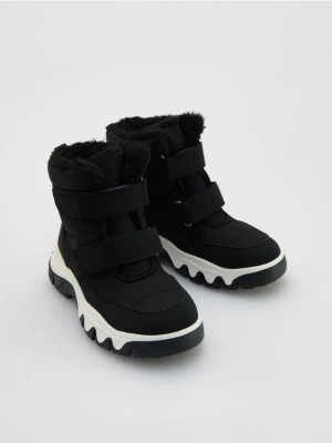 Reserved - Botki z wysoką cholewką - czarny