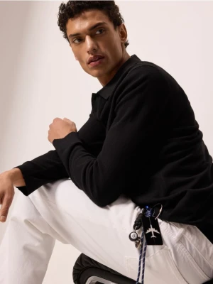 Reserved - Brelok z karabińczykiem - granatowy