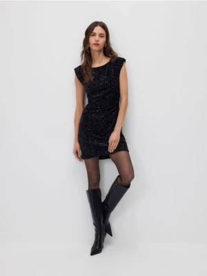 Zdjęcie produktu Reserved - Cekinowa sukienka mini - czarny