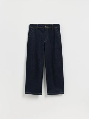 Reserved - Classic denim baggy - granatowy