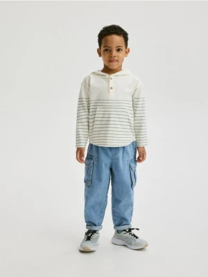Reserved - Classic denim balloon - niebieski