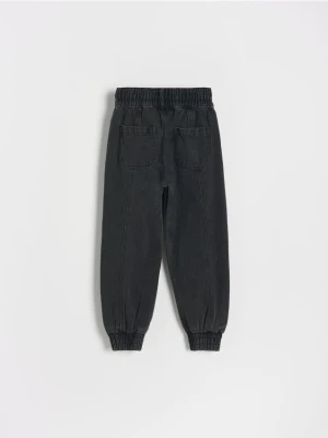Reserved - Classic denim joggers - czarny