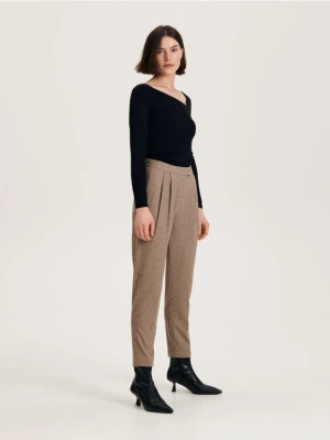 Reserved - Cygaretki z kantem - beżowy