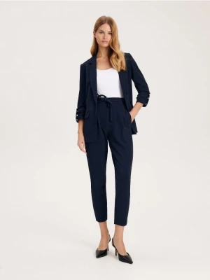 Reserved - Cygaretki z paskiem - granatowy