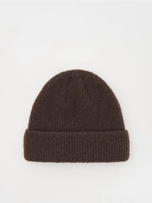 Reserved - Czapka beanie - ciemnobrązowy