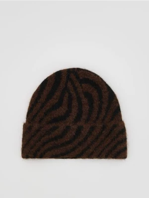 Reserved - Czapka beanie - ciemnobrązowy
