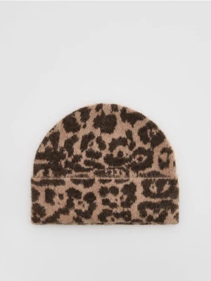 Zdjęcie produktu Reserved - Czapka beanie w panterkę - wielobarwny