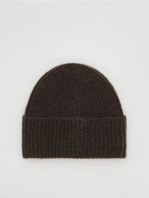 Zdjęcie produktu Reserved - Czapka beanie z domieszką wełny - brązowy