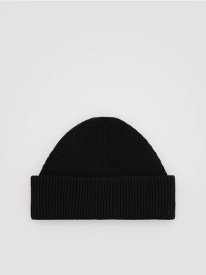 Reserved - Czapka beanie z wiskozą - czarny