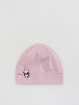 Reserved - Czapka Kuromi - różowy