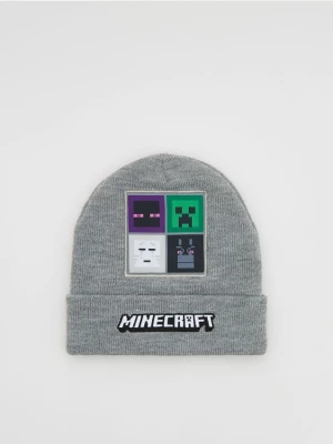 Reserved - Czapka Minecraft - jasnoszary