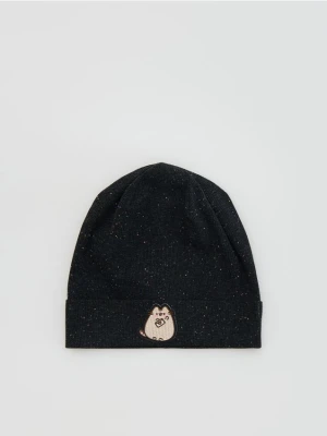 Reserved - Czapka Pusheen - czarny