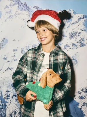 Reserved - Czapka świąteczna - czerwony