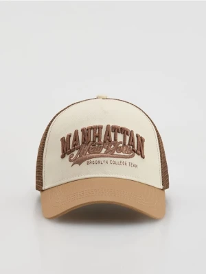 Reserved - Czapka z daszkiem - brązowy