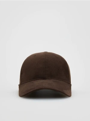 Reserved - Czapka z daszkiem - ciemnobrązowy