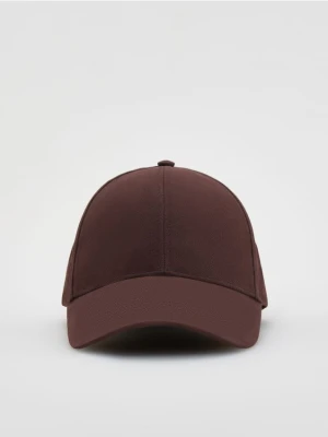 Reserved - Czapka z daszkiem - ciemnobrązowy