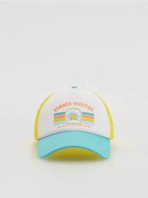 Reserved - Czapka z daszkiem i aplikacją - wielobarwny