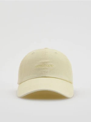Reserved - Czapka z daszkiem - jasnożółty